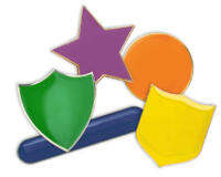 Plain Shaped Badges