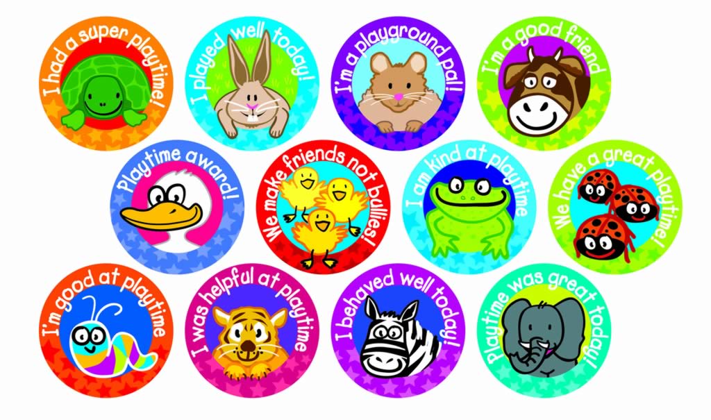 Playtime sticker bumper pack