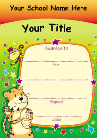 Customised Certificates (minimum quantity of 50)