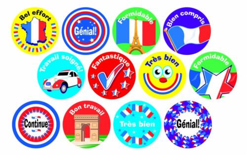 French Bumper pack sticker