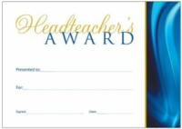 Headteacher's & Principal's Award Certificates and Postcards