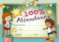 Attendance & Punctuality Certificates and Postcards