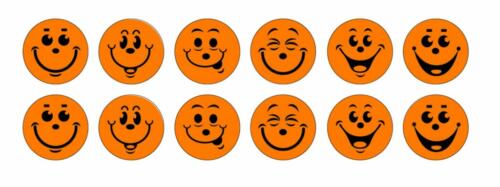 Budget Beater sticker fluorescent orange