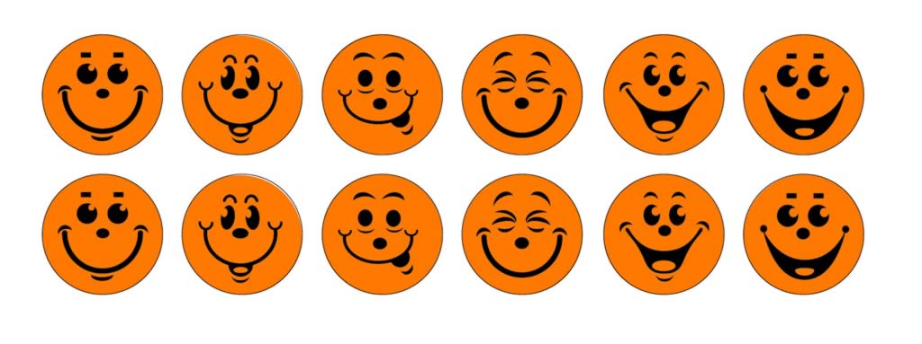 Budget Beater sticker fluorescent orange