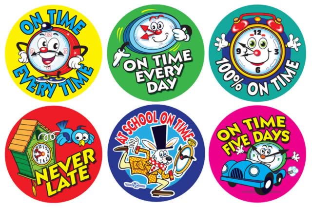 Punctuality 2 multipack sticker