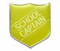 SCHOOL CAPTAIN badge yellow(pack of 5)