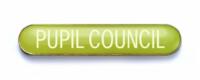 PUPIL COUNCIL badge yellow (pack of 5)