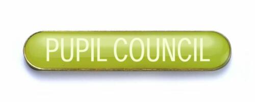 PUPIL COUNCIL badge yellow (pack of 5)