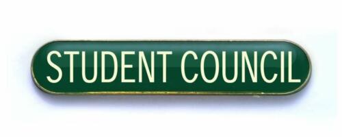 STUDENT COUNCIL badge green(pack of 5)