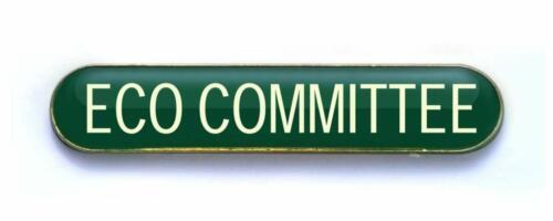ECO COMMITTEE badge green(pack of 5)