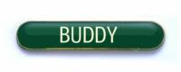 BUDDY badge green(pack of 5)