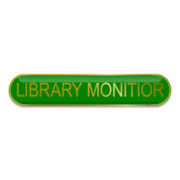 LIBRARY MONITOR Enamel Badges (Pack of 5)