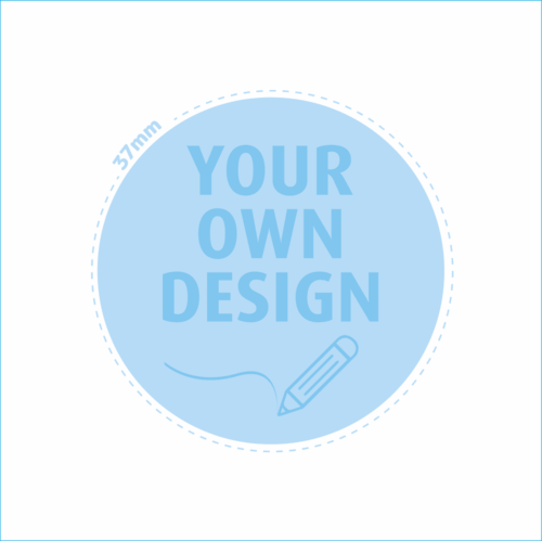 37mm personalised sticker web image