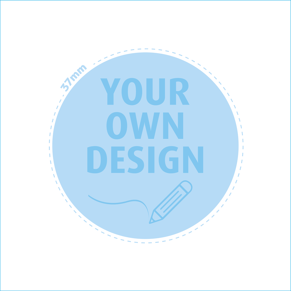 37mm personalised sticker web image
