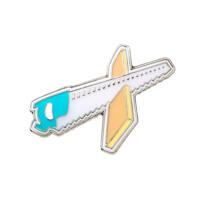 D.T (saw) Enamel Badges