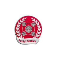Social Studies Enamel Badges