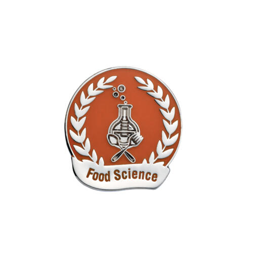 Food Science Enamel Badges