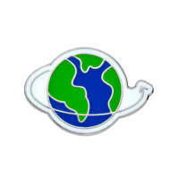 Economics (globe) Enamel Badges