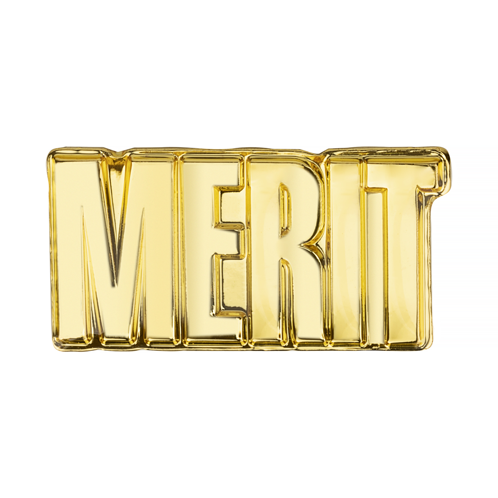 Merit Enamel Badges (Gold)