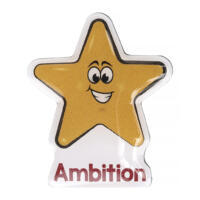 Ambition Shaped Enamel Badges