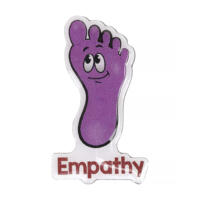 Empathy Shaped Enamel Badges