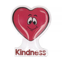 Kindness Shaped Enamel Badges