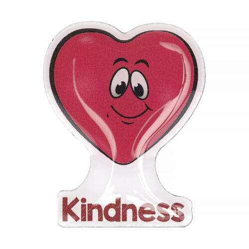 Kindness Shaped Enamel Badges