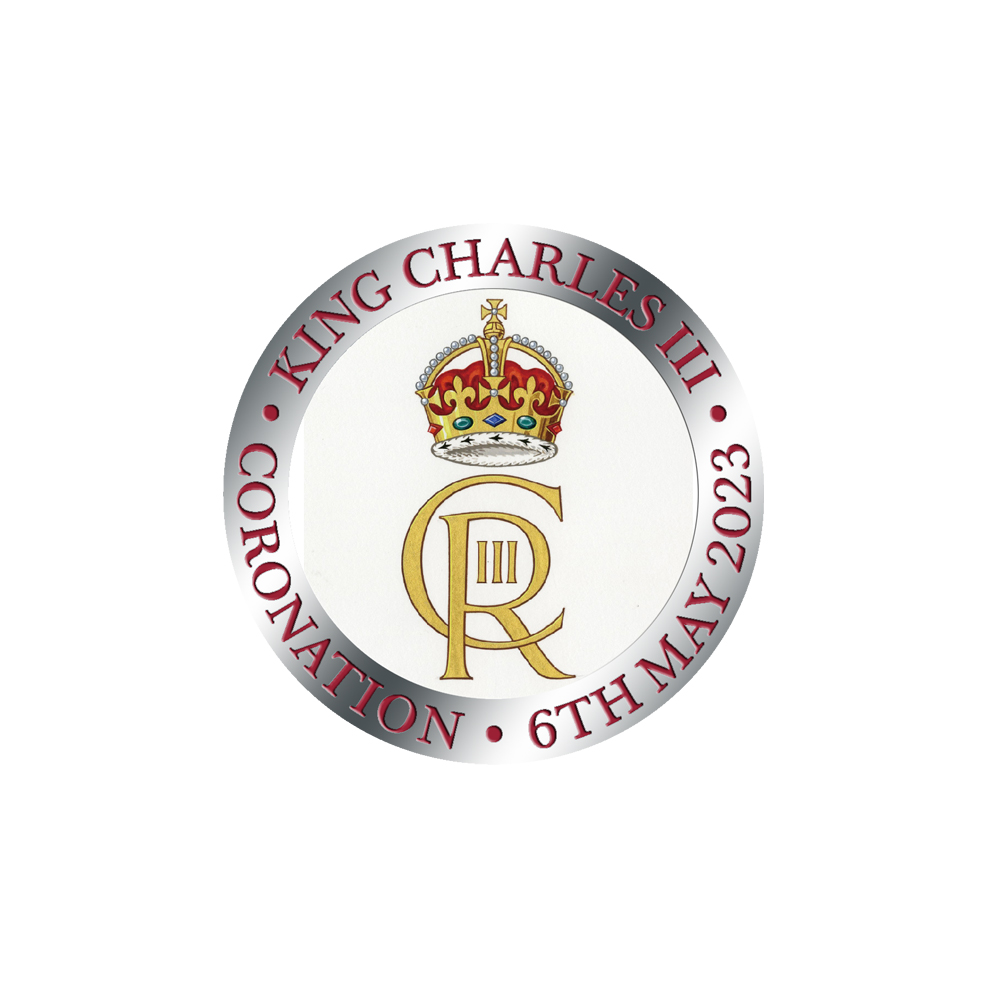 KC010 Coronation badge (pack of 5)