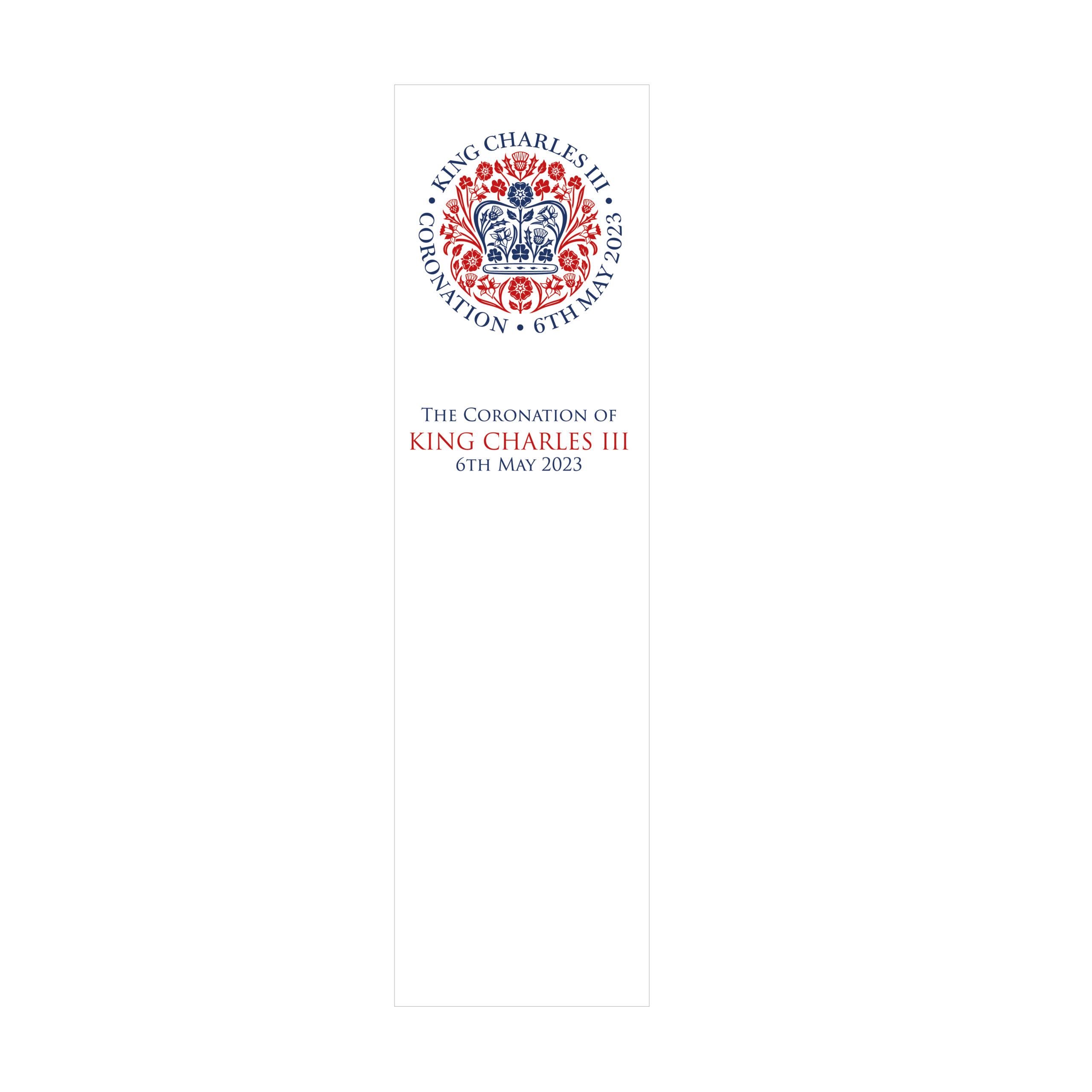 KC020 Coronation bookmark (pack of 20)