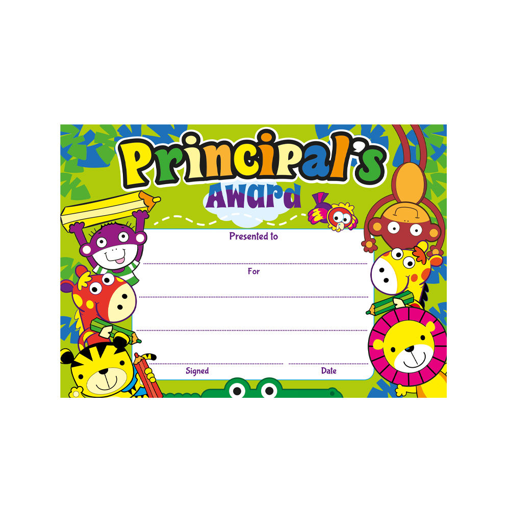 Principals Award Certificates