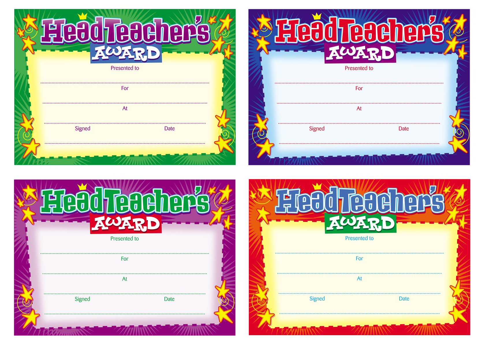 Headteachers Certifcate Big Box