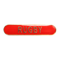Rugby Enamel Badge (Red)