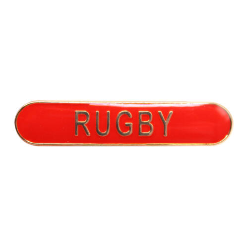 Rugby Enamel Badge (Red)