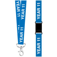 Year 11 lanyards in Blue (pack of 10)