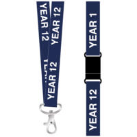 Year 12 lanyards in Navy (pack of 10)