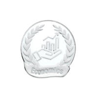 Economics Enamel badge