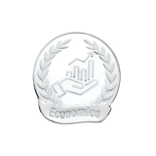 Economics Enamel badge