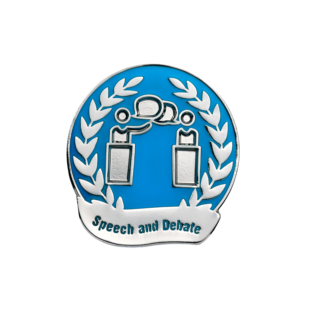 Speech & Debate Enamel Badges