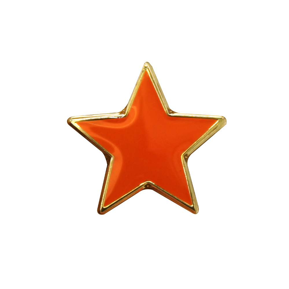 Orange Tiny Star badge