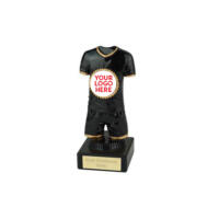 Orb Black Shirt & Shirts Award on a Marble Base
