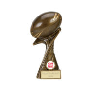 Wave Classic 3D Ball Tower Rugby Award
