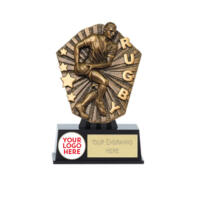 Cosmos Mini Shield Male Rugby Award 12.5cm (5")