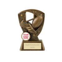 Puma Triangular Rugby Boot & Ball Trophy