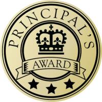 Jumbo Stickers 'Princiapls Award' - Gold