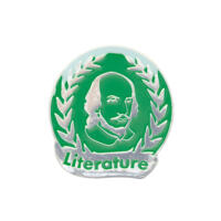 Literature Enamel Badge