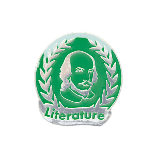 Literature Enamel Badge
