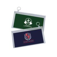 Pencil case with card insert