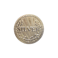 Silver award badge (pack of 5)