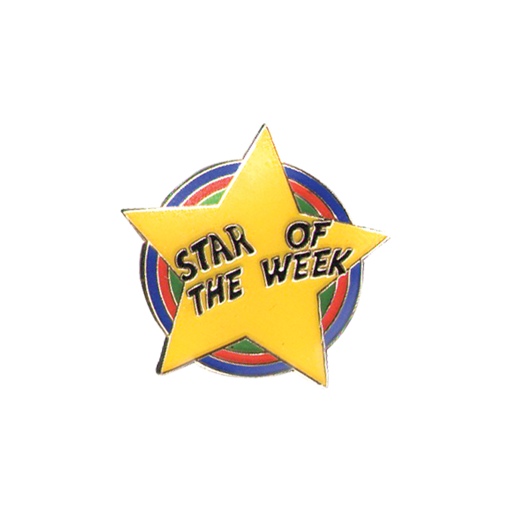 Star of the Week badge (pack of 5)