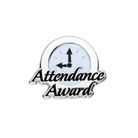 Attendance Award 'Clock' badge (pack of 5)